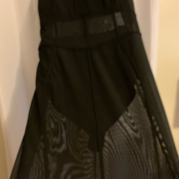 Black see through plus size dress - Picture 3 of 4